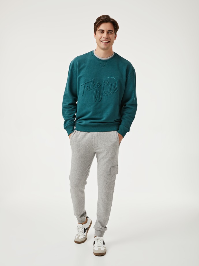 Sweatshirt estampada