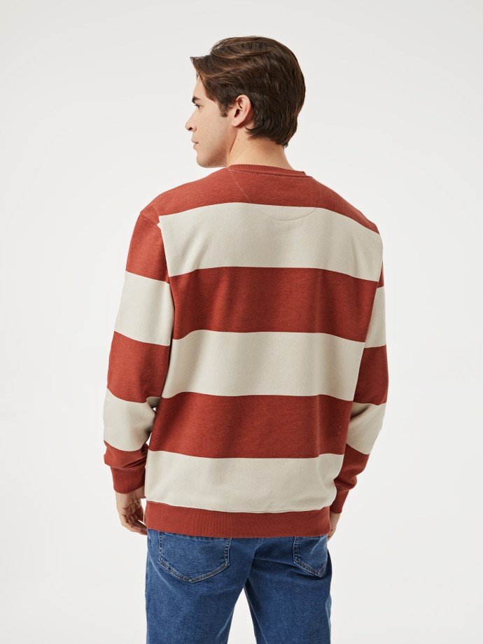 Sweatshirt s riscas