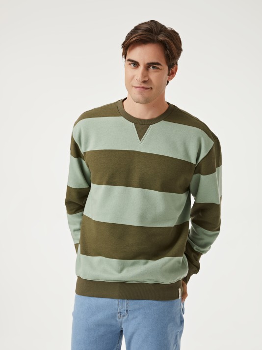 Sweatshirt s riscas