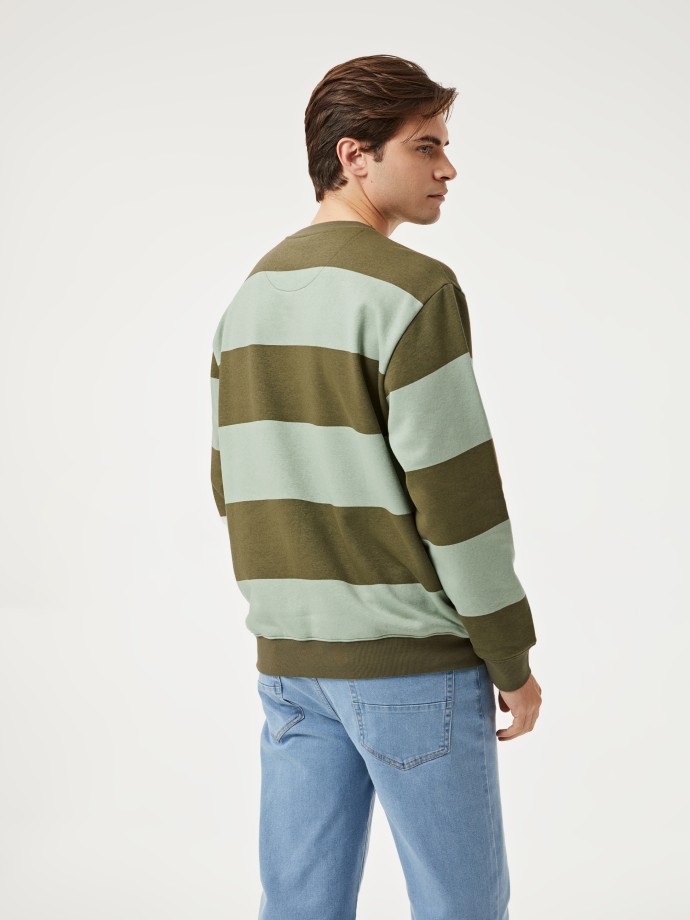 Sweatshirt s riscas