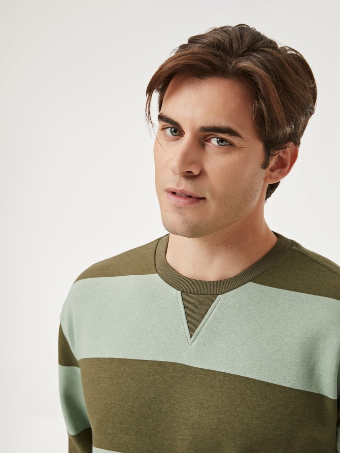 Sweatshirt s riscas