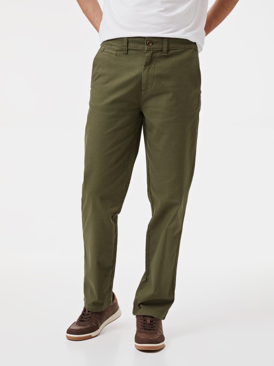 Calças chino regular fit Calças chino regular fit