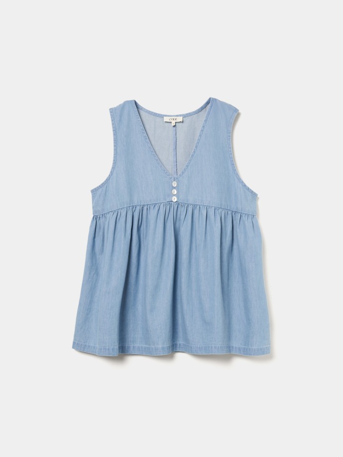 Blusa com folho