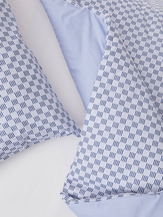 Capa edredão casal com padrão Capa edredão casal com padrão