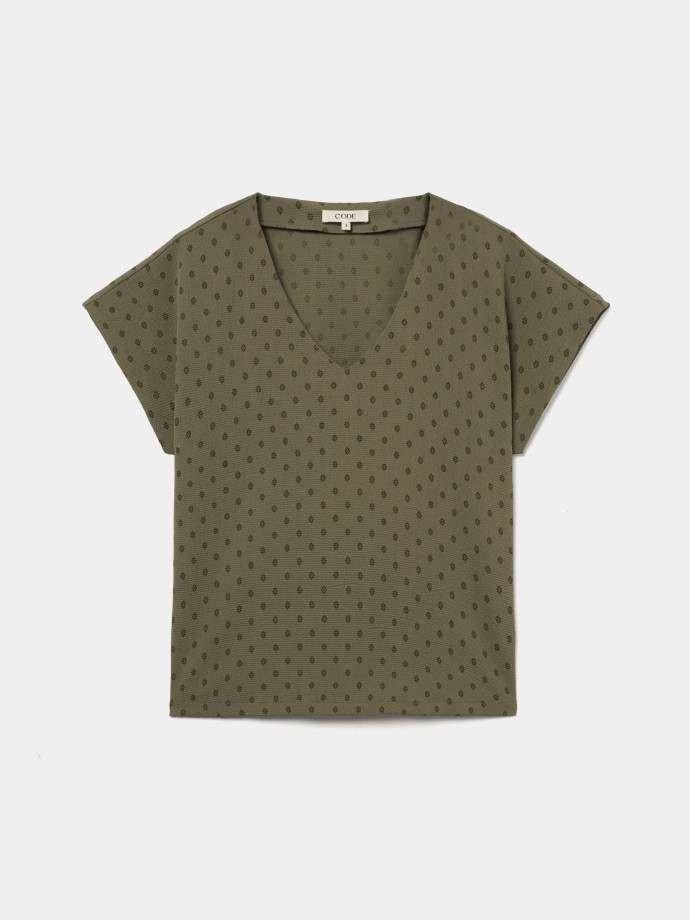 Blusa com padro