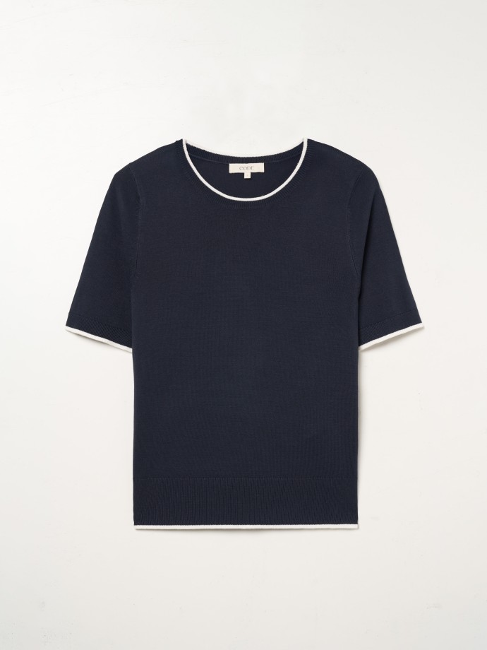T-shirt em malha