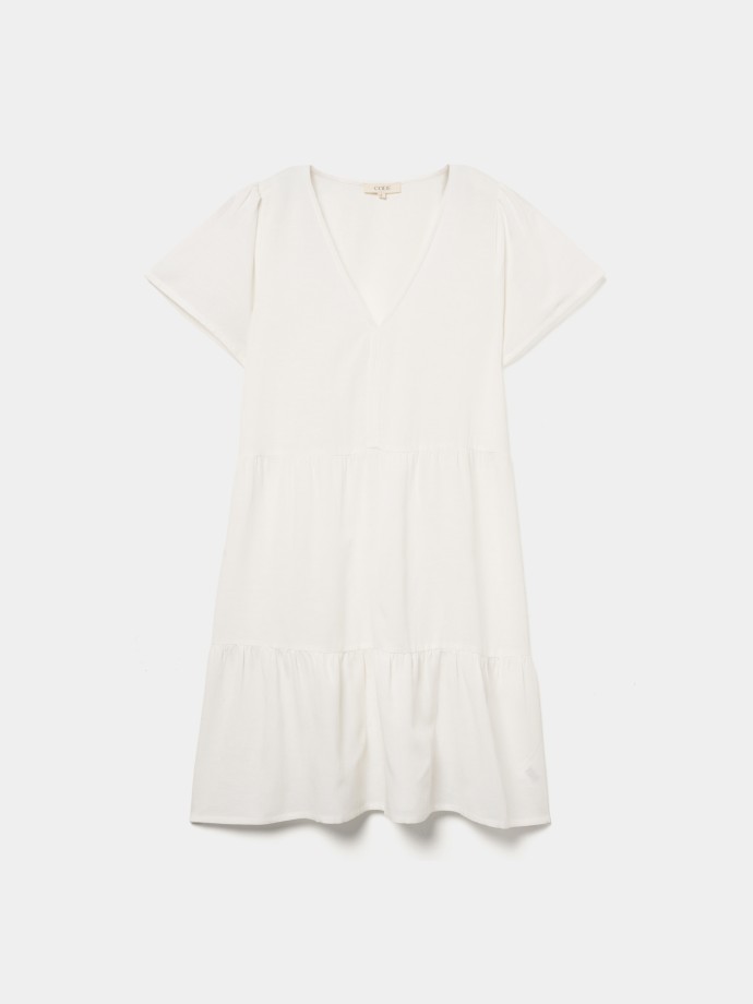 Vestido decote em V