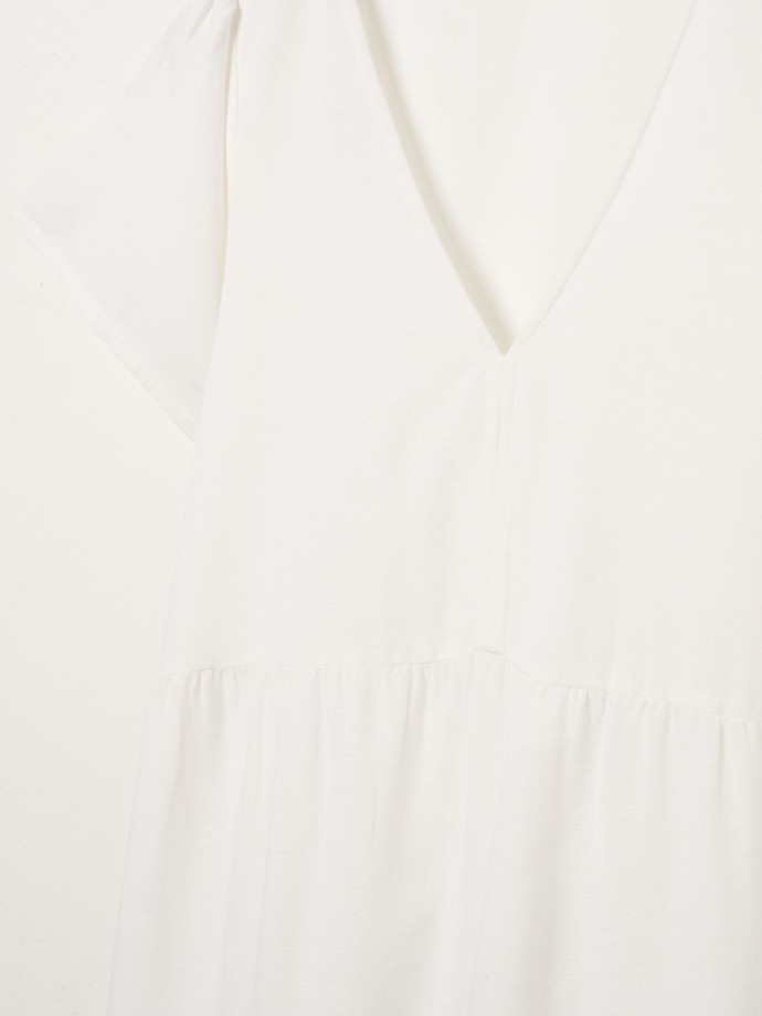 Vestido decote em V