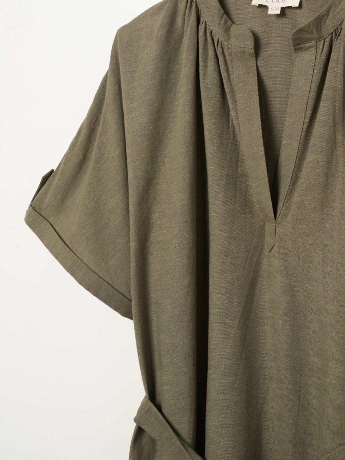 Vestido fludo midi