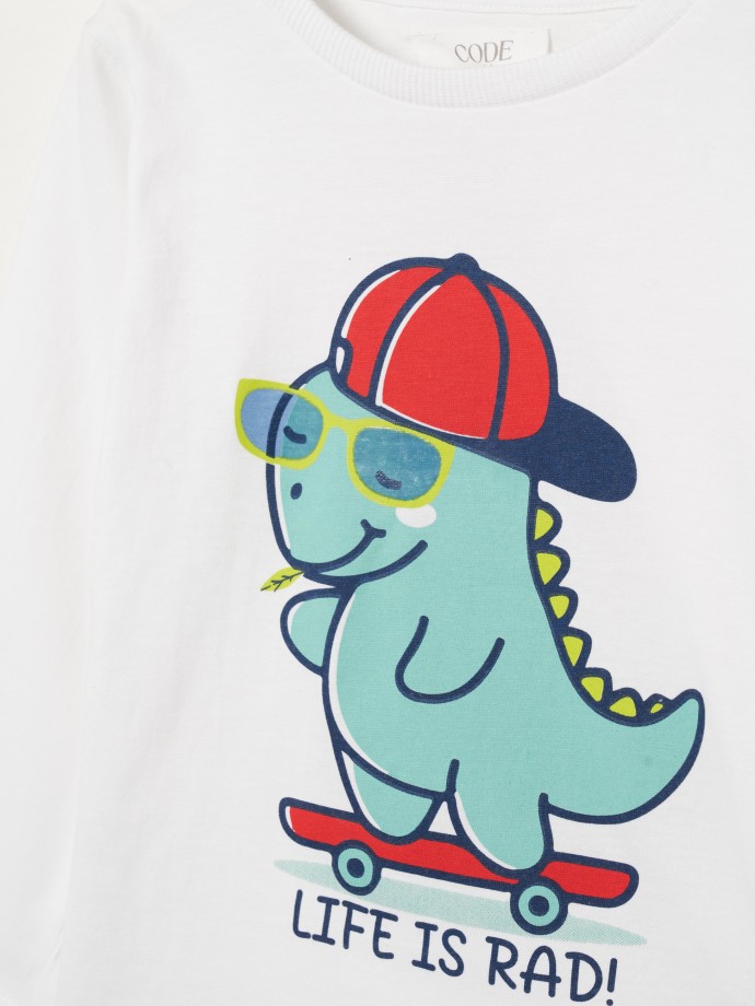 T-shirt manga comprida