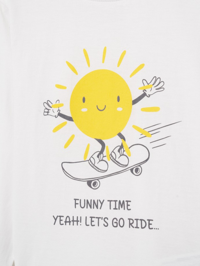 T-Shirt manga comprida