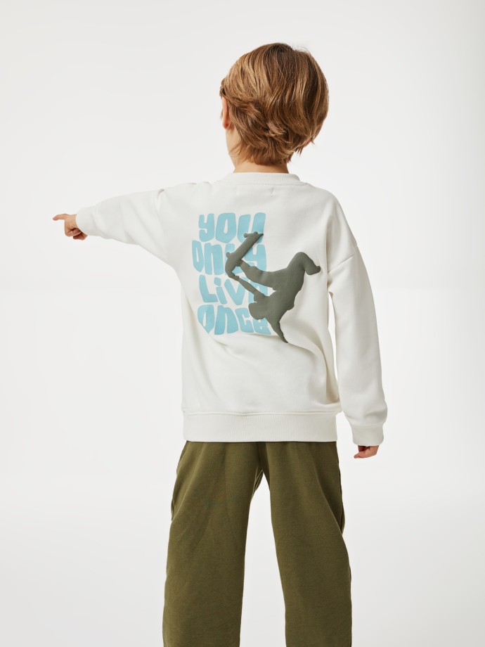 Sweatshirt estampada