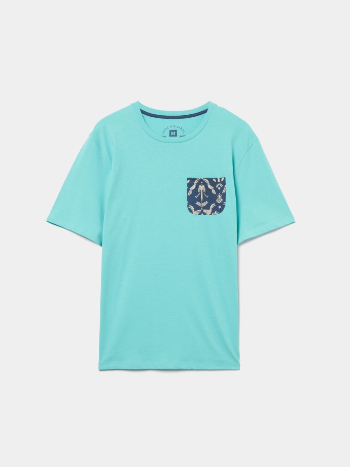  T-shirt com Estampado