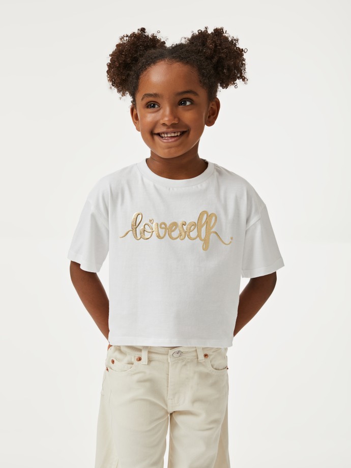 T-shirt 100% algodo