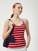 Top riscas em algodão Top riscas em algodão