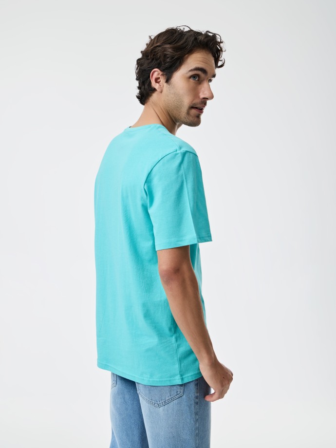  T-shirt com Estampado
