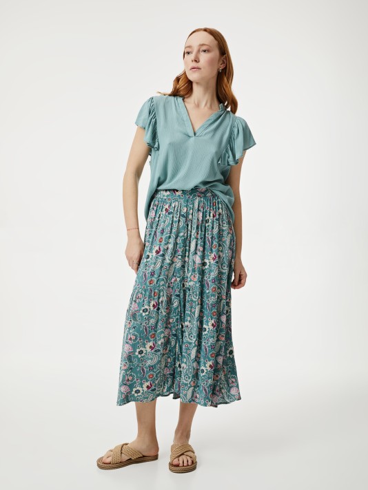 Saia estampada