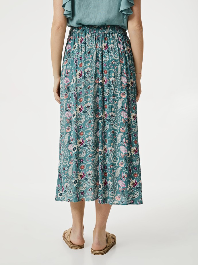 Saia estampada