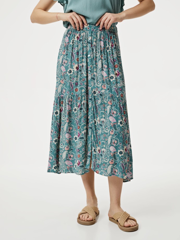 Saia estampada