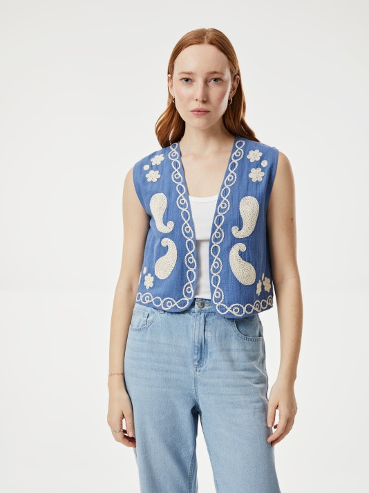 Colete bordado Colete bordado