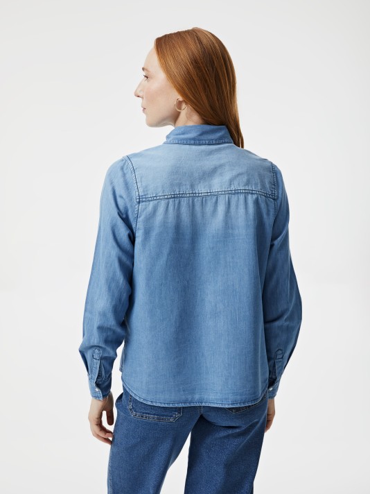 Camisa em Ganga Camisa em Ganga