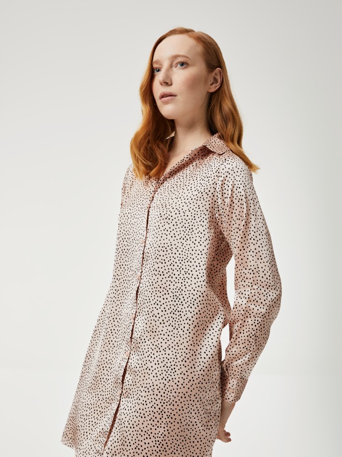 Camisa de dormir estampada