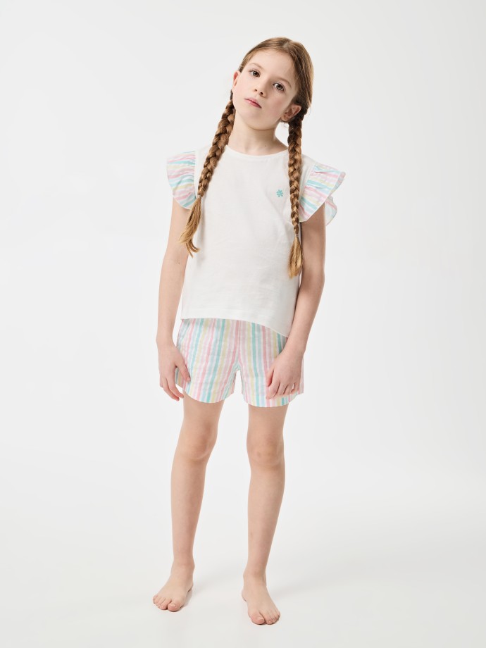 Conjunto pijama listrado