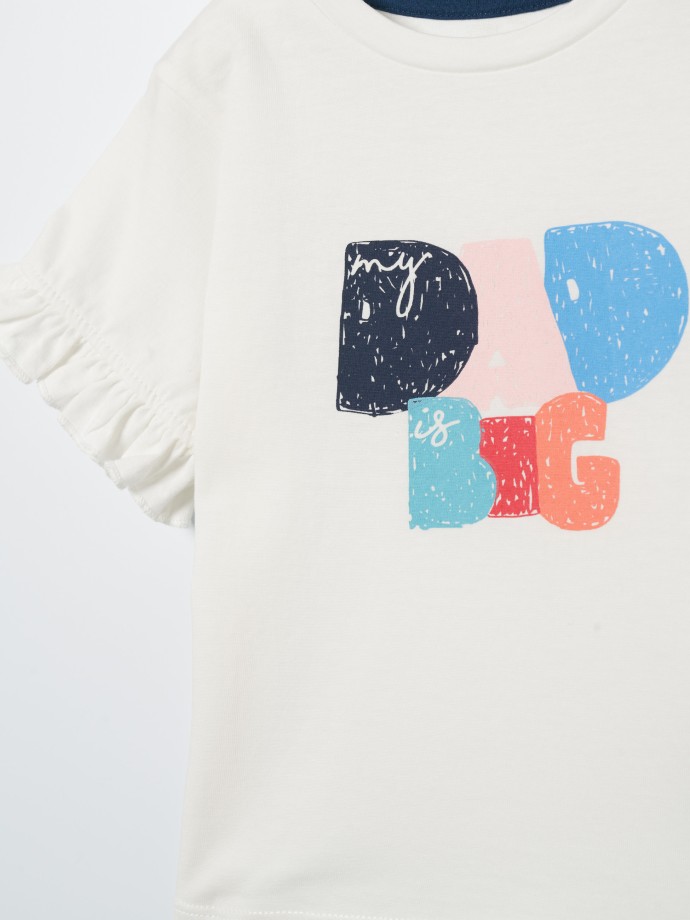 Pijama de menina Dia do Pai