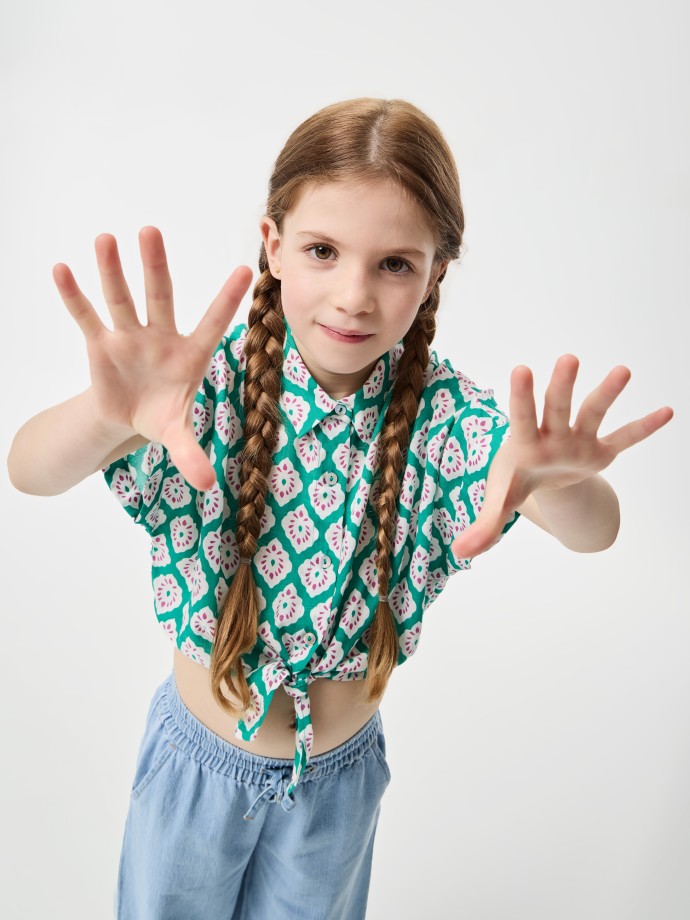 Camisa Estampada com N