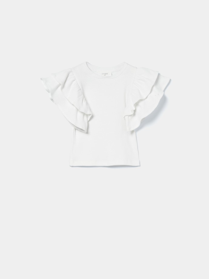T-shirt com folho