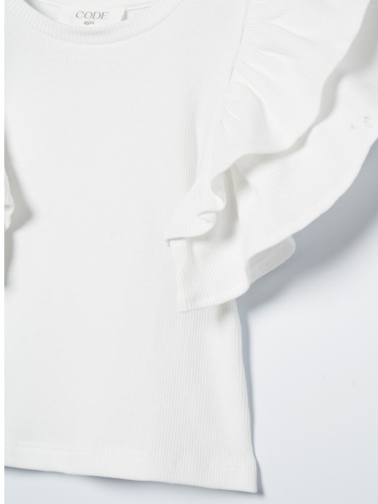 T-shirt com folho T-shirt com folho