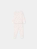 Pijama longo com coraes