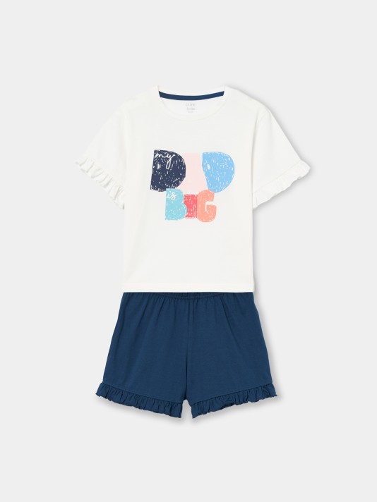 Pijama de menina Dia do Pai