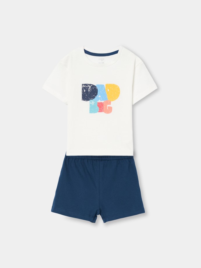 Pijama de beb menino Dia do Pai