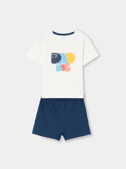 Pijama de beb menino Dia do Pai