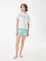 Conjunto pijama "MOM I LOVE YOU