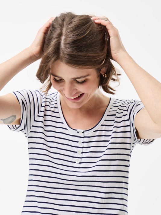 T-Shirt com botões T-Shirt com botões