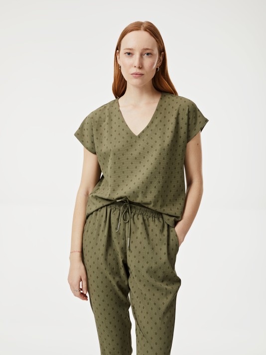 Blusa com padrão Blusa com padrão