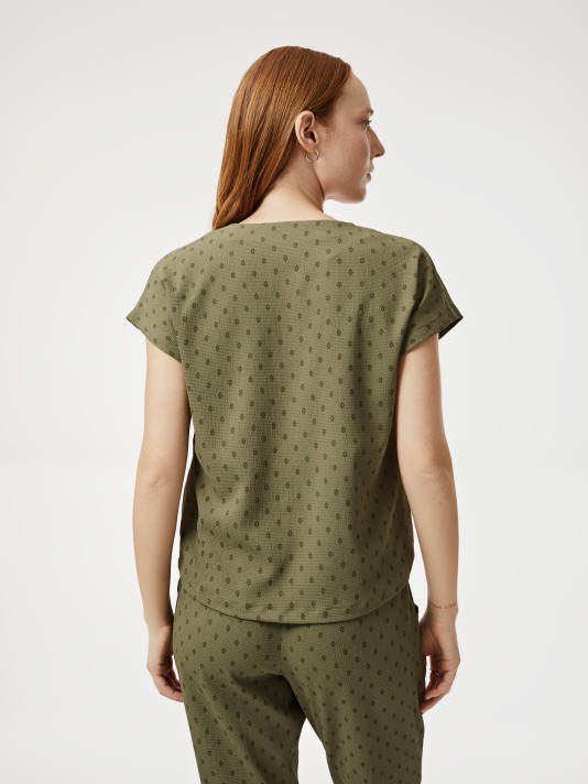 Blusa com padrão Blusa com padrão