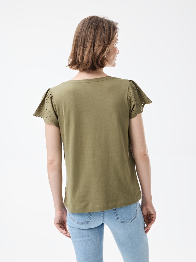 T-Shirt de bordado ingls