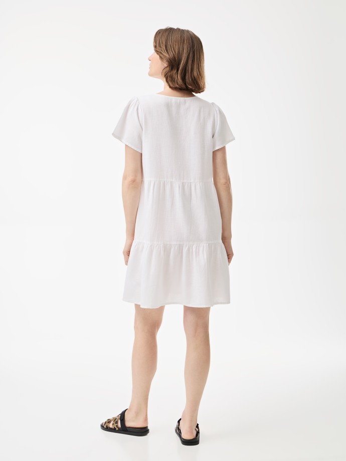 Vestido decote em V