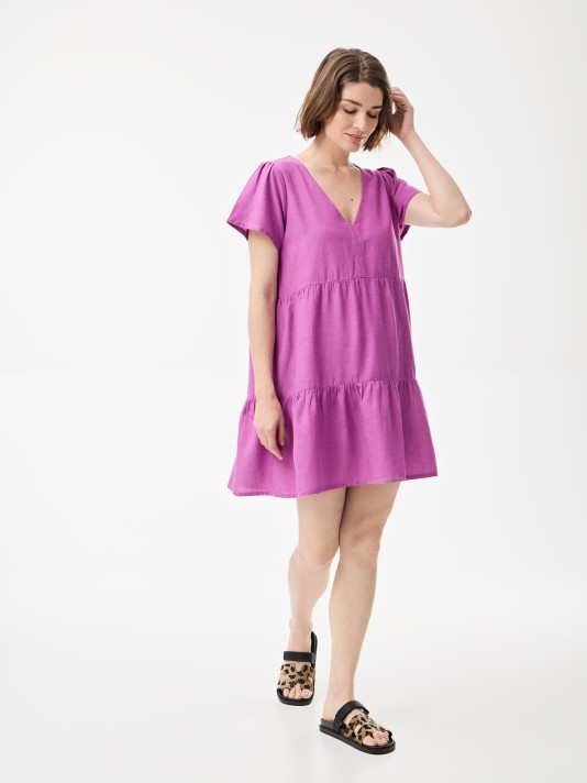 Vestido decote em V