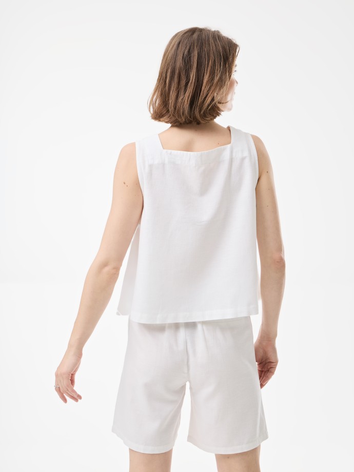 Blusa com linho