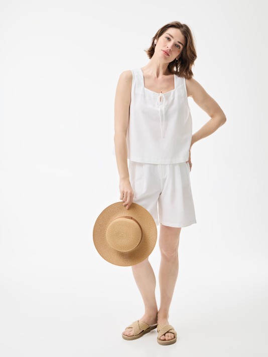 Blusa com linho Blusa com linho