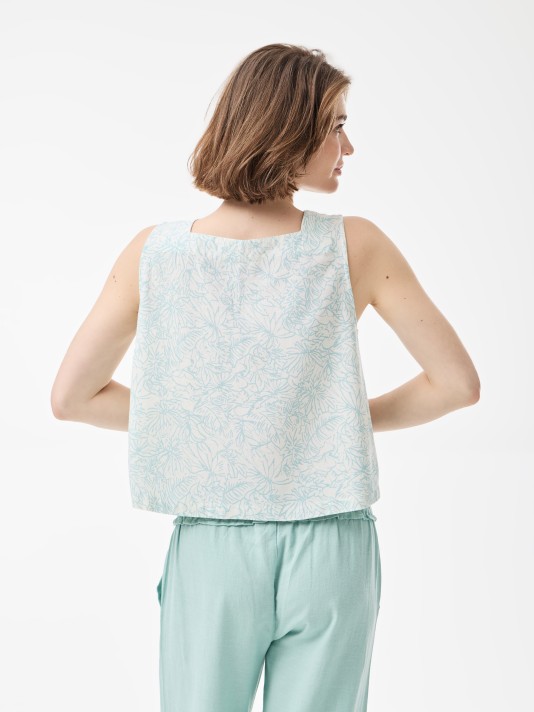 Blusa com linho Blusa com linho