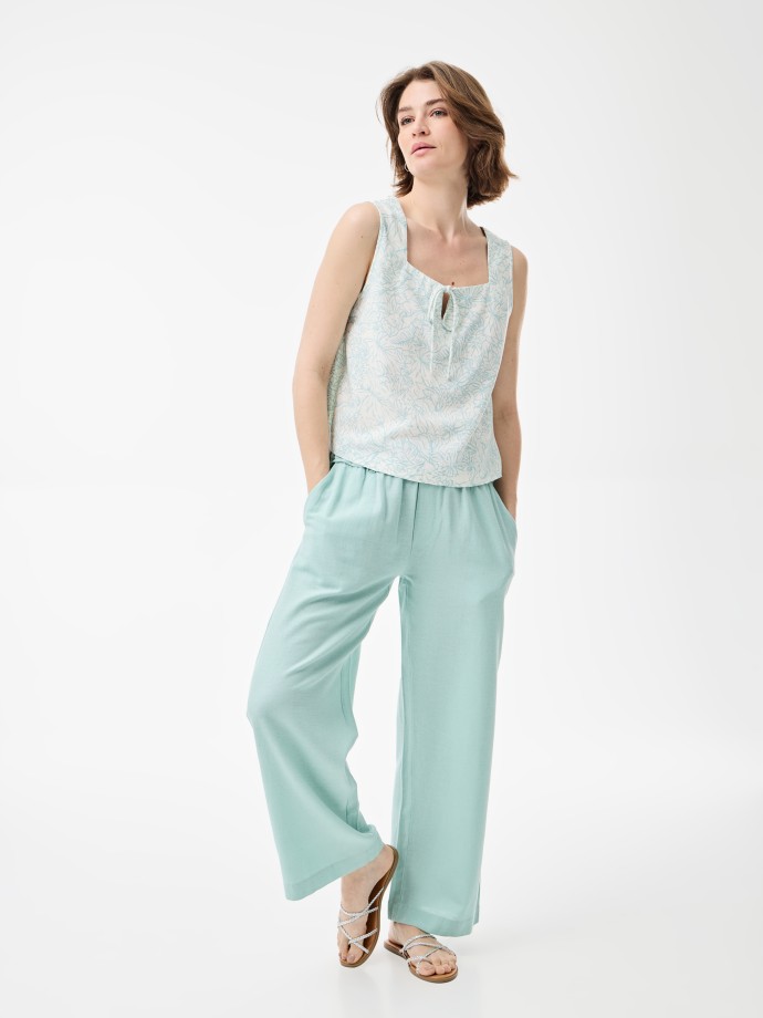 Blusa com linho Blusa com linho