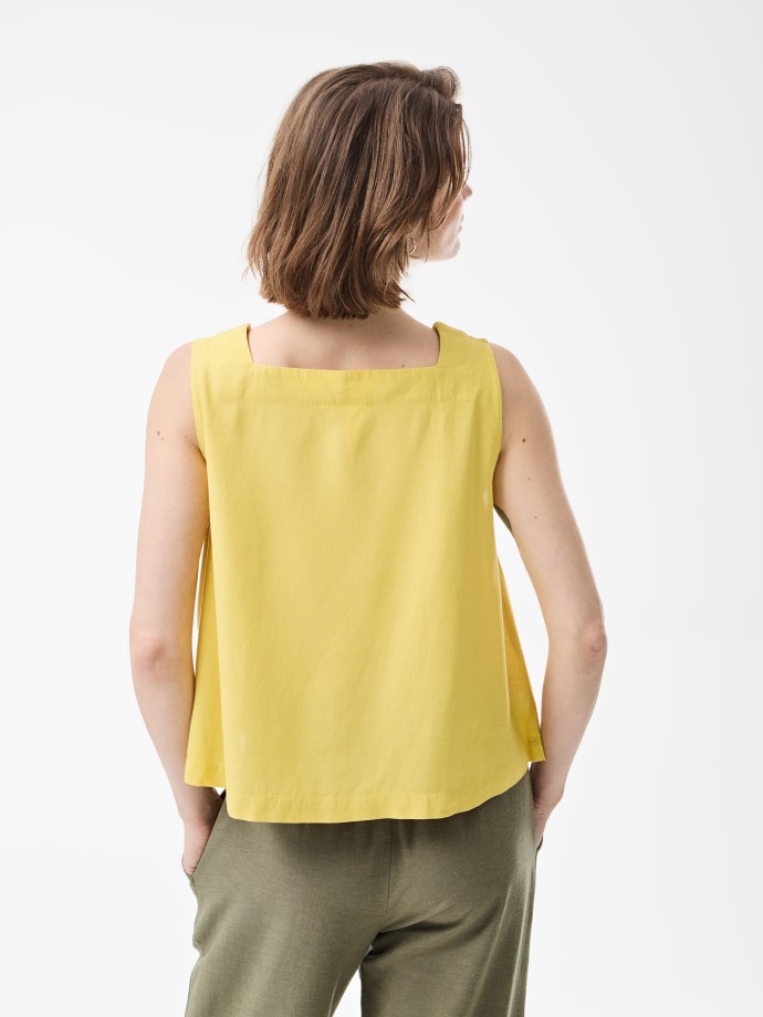 Blusa com linho