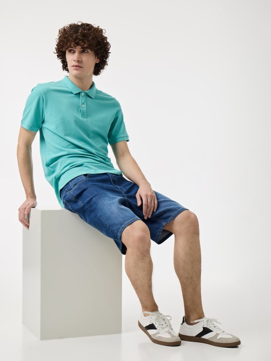 Calções de ganga Calções de ganga