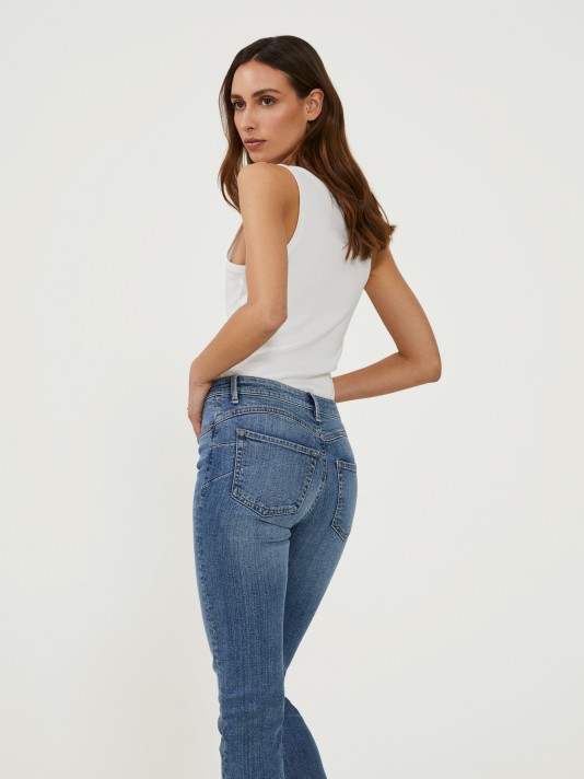 Calças de ganga slim fit push up Calças de ganga slim fit push up