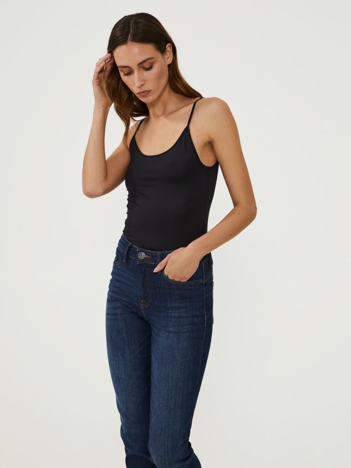 Calas de ganga slim fit push up